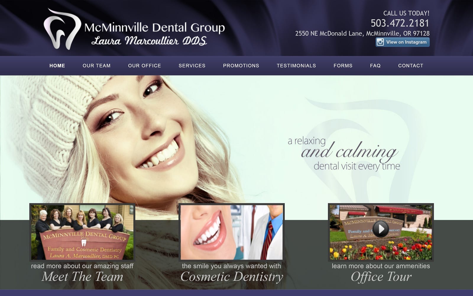 Mcminnvilledentalgroup.com Screenshot