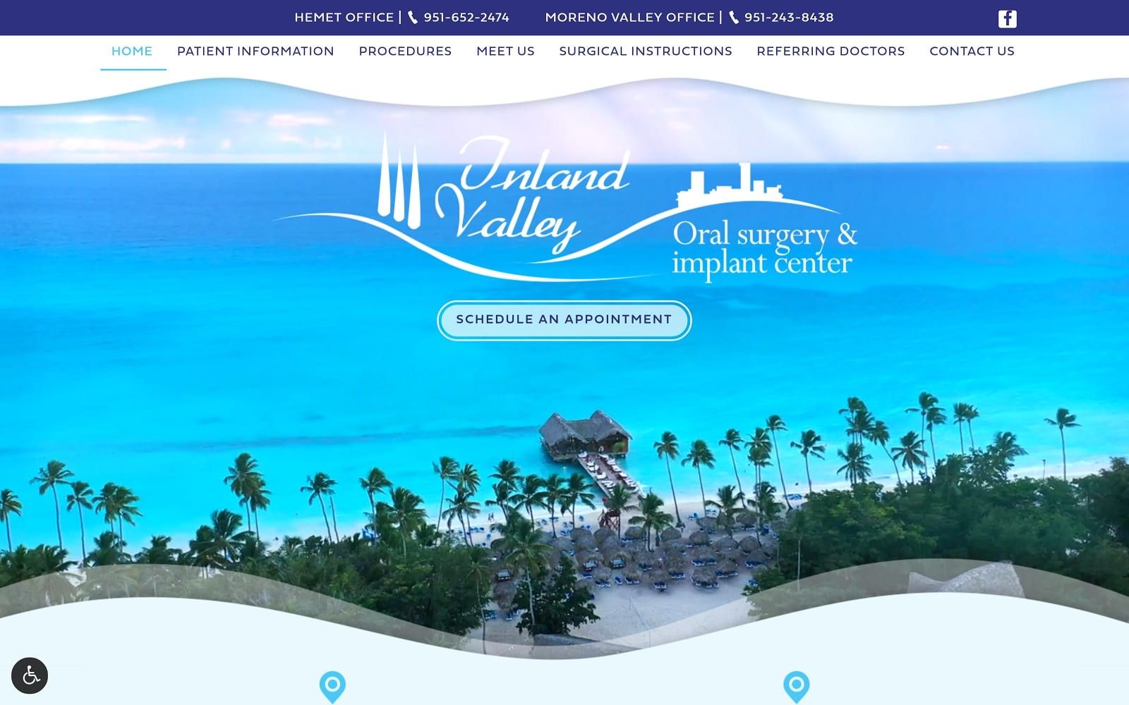 Inlandvalleyoralsurgery.com Screenshot