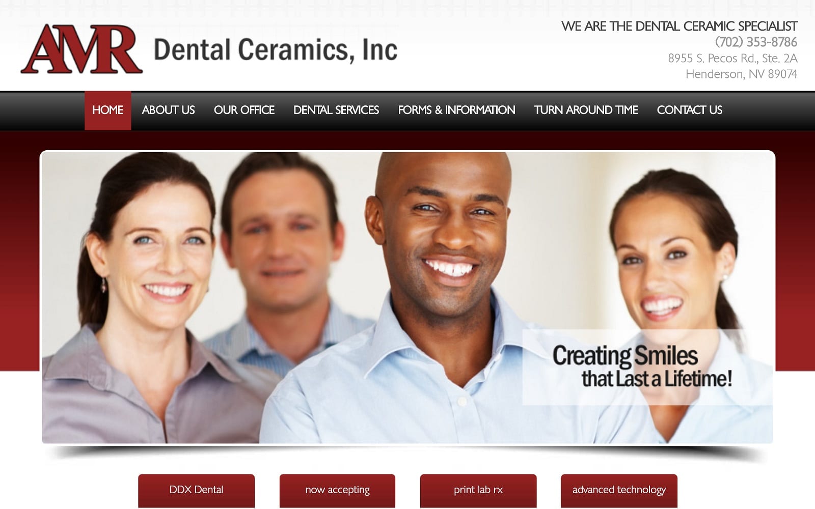 Lasvegasdentallab.com Screenshot