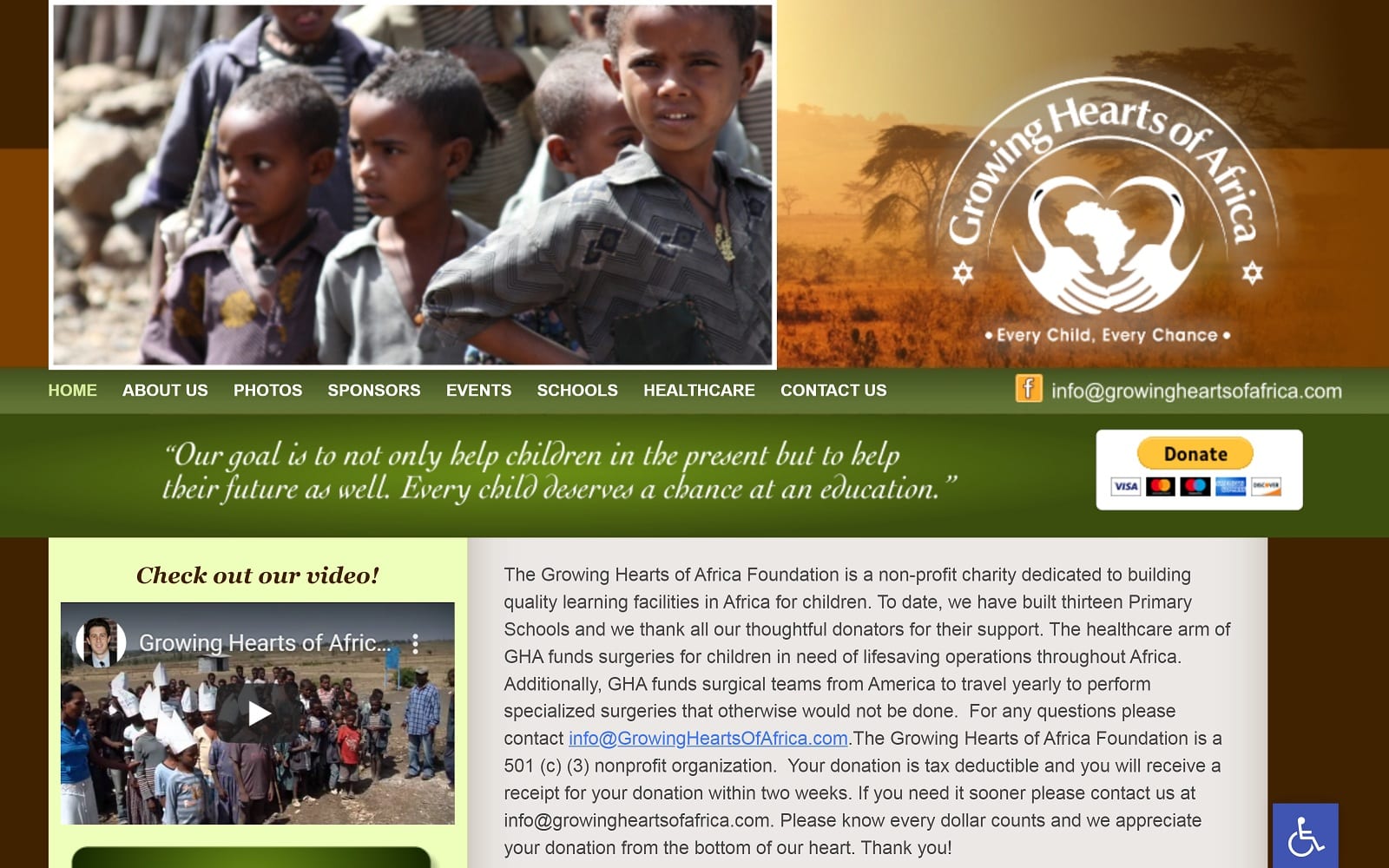 Growingheartsofafrica.com Screenshot