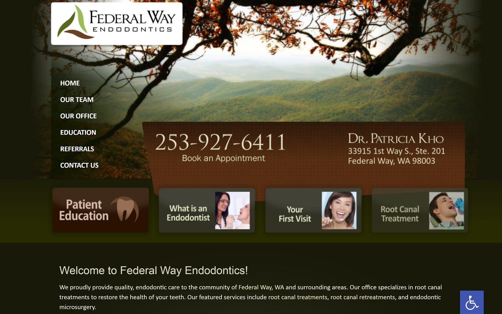 Federalwayendodontics.com Screenshot