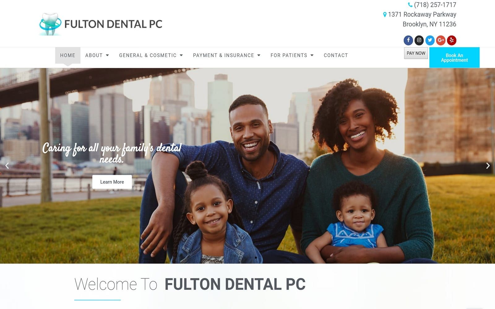 Fultondentalpc.com Screenshot
