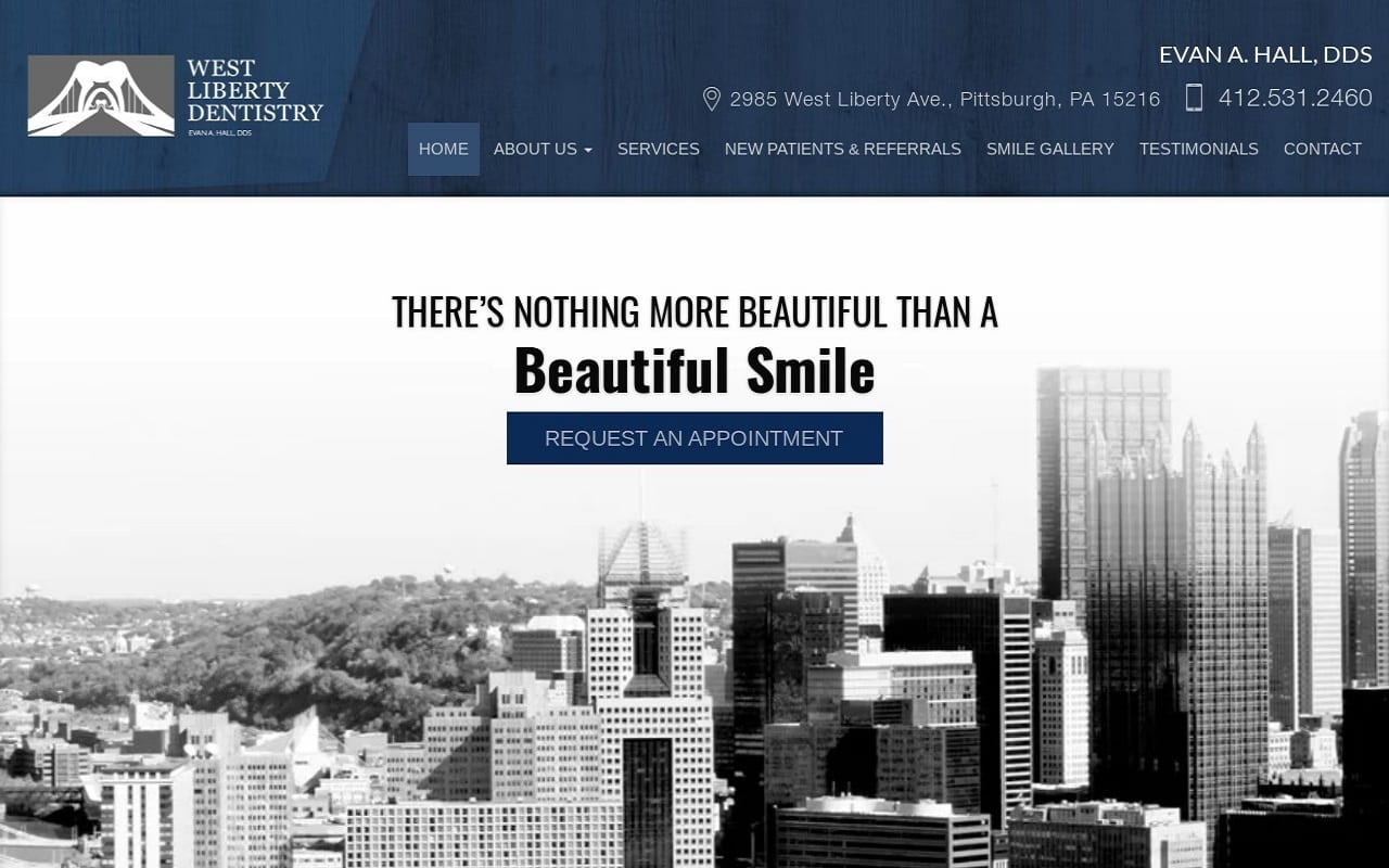 Westlibertydentistry.com Screenshot