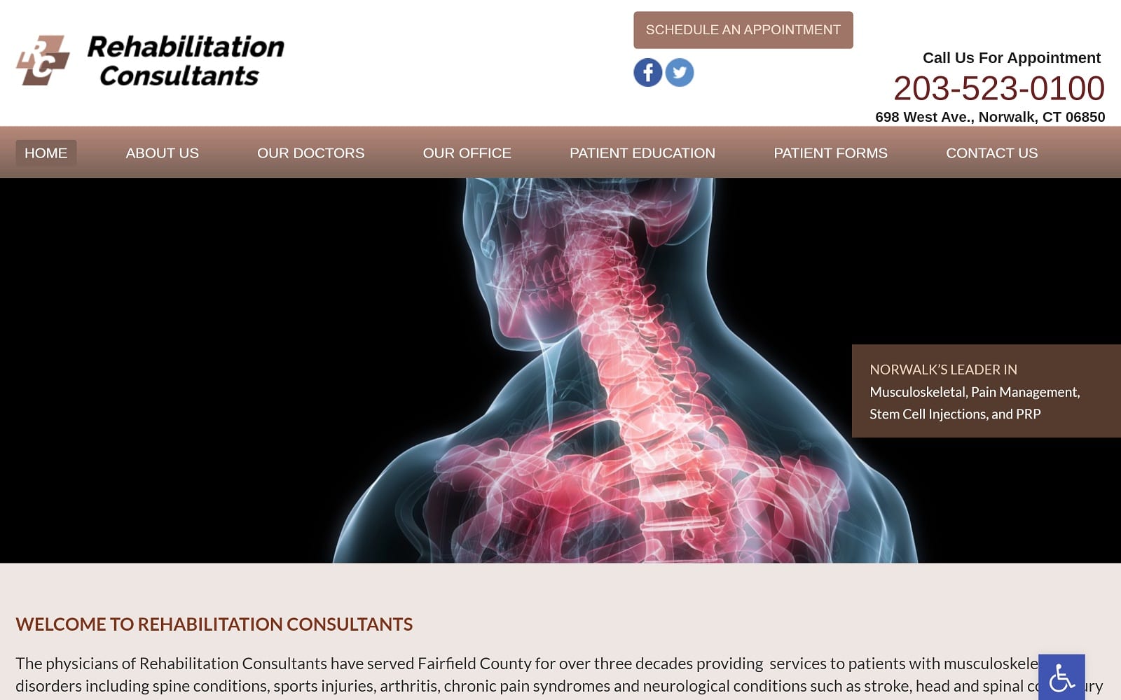 Rehabmdconsultants.com Screenshot