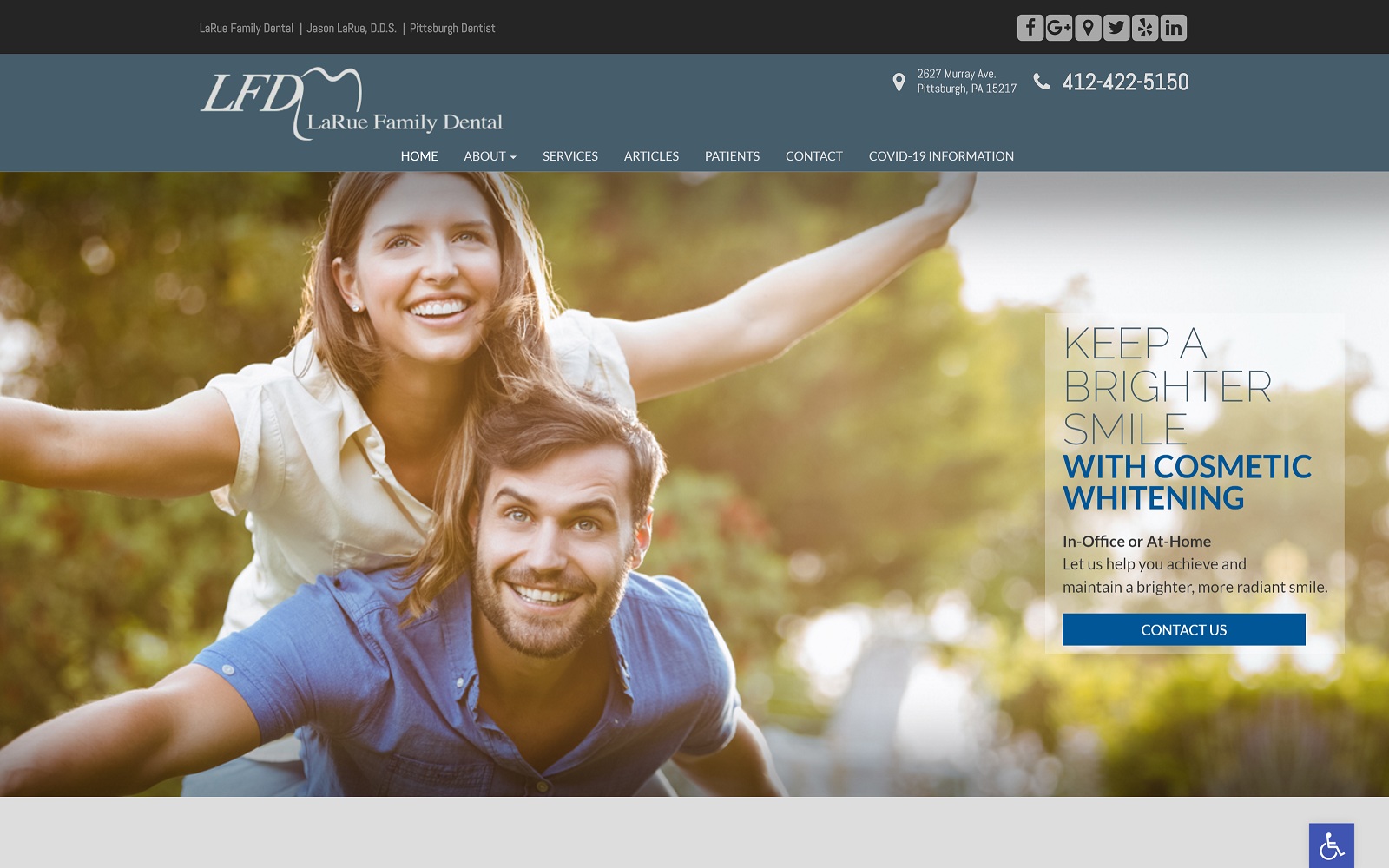 laruefamilydental.com screenshot1