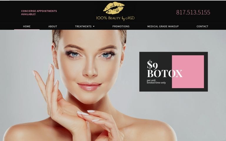 100beautymd.com Screenshot1