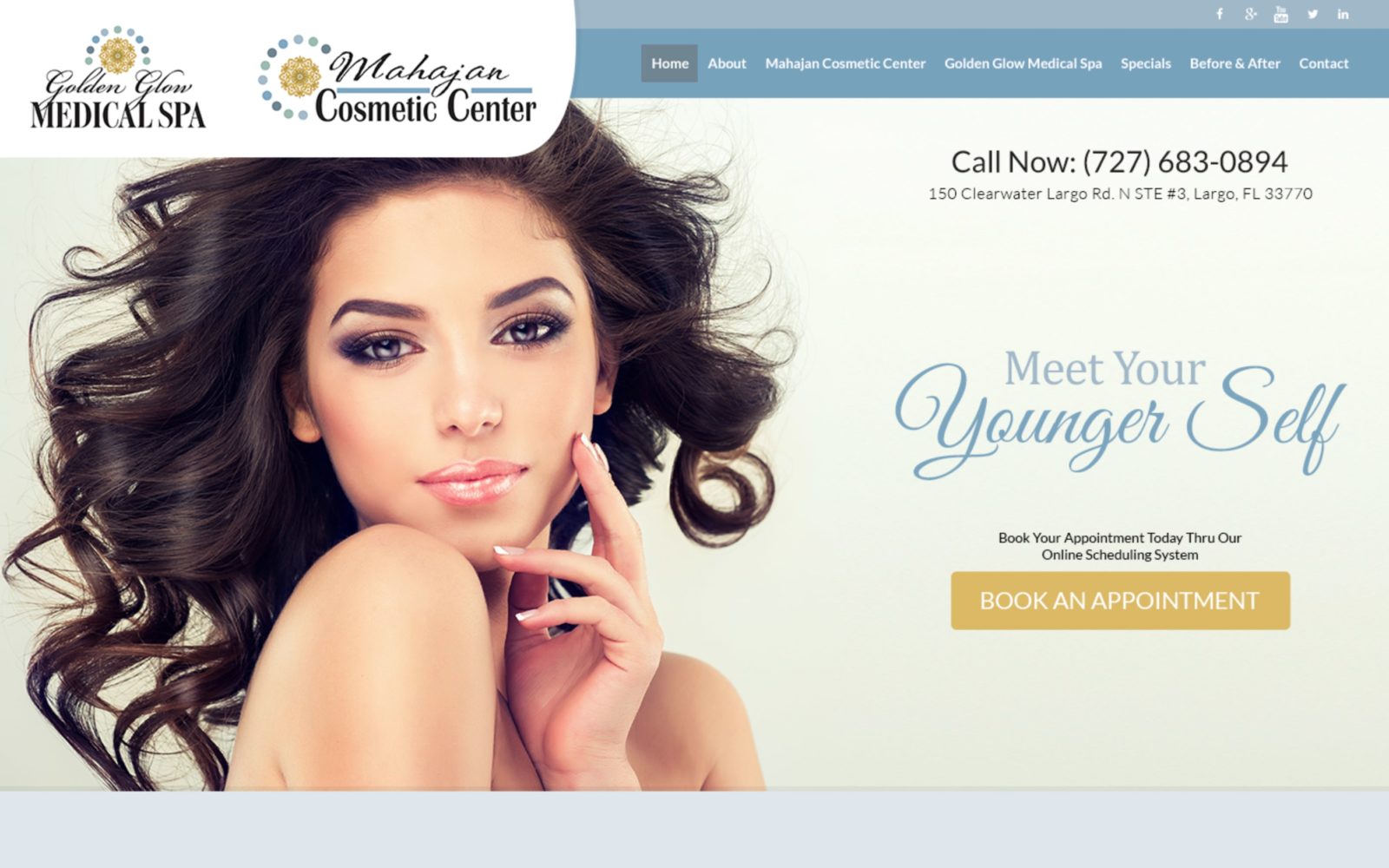 Golden Glow MediSpa Screenshot