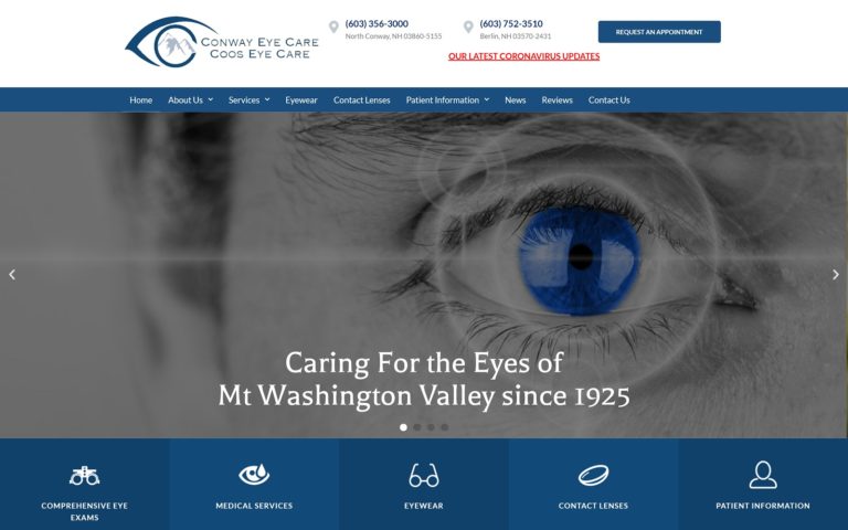 conwayeye.com screenshot1