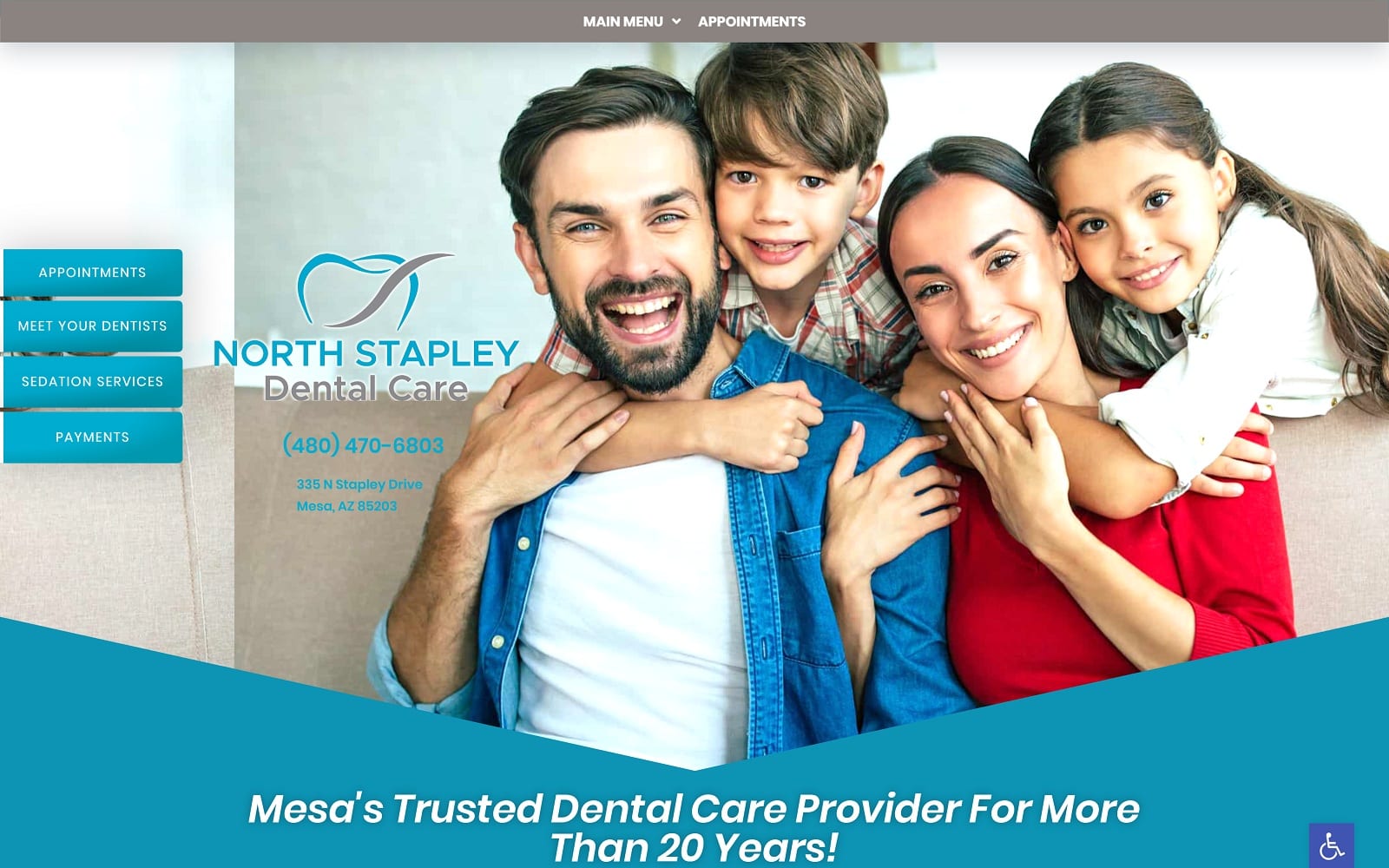 Northstapleydentalcare.com Screenshot1