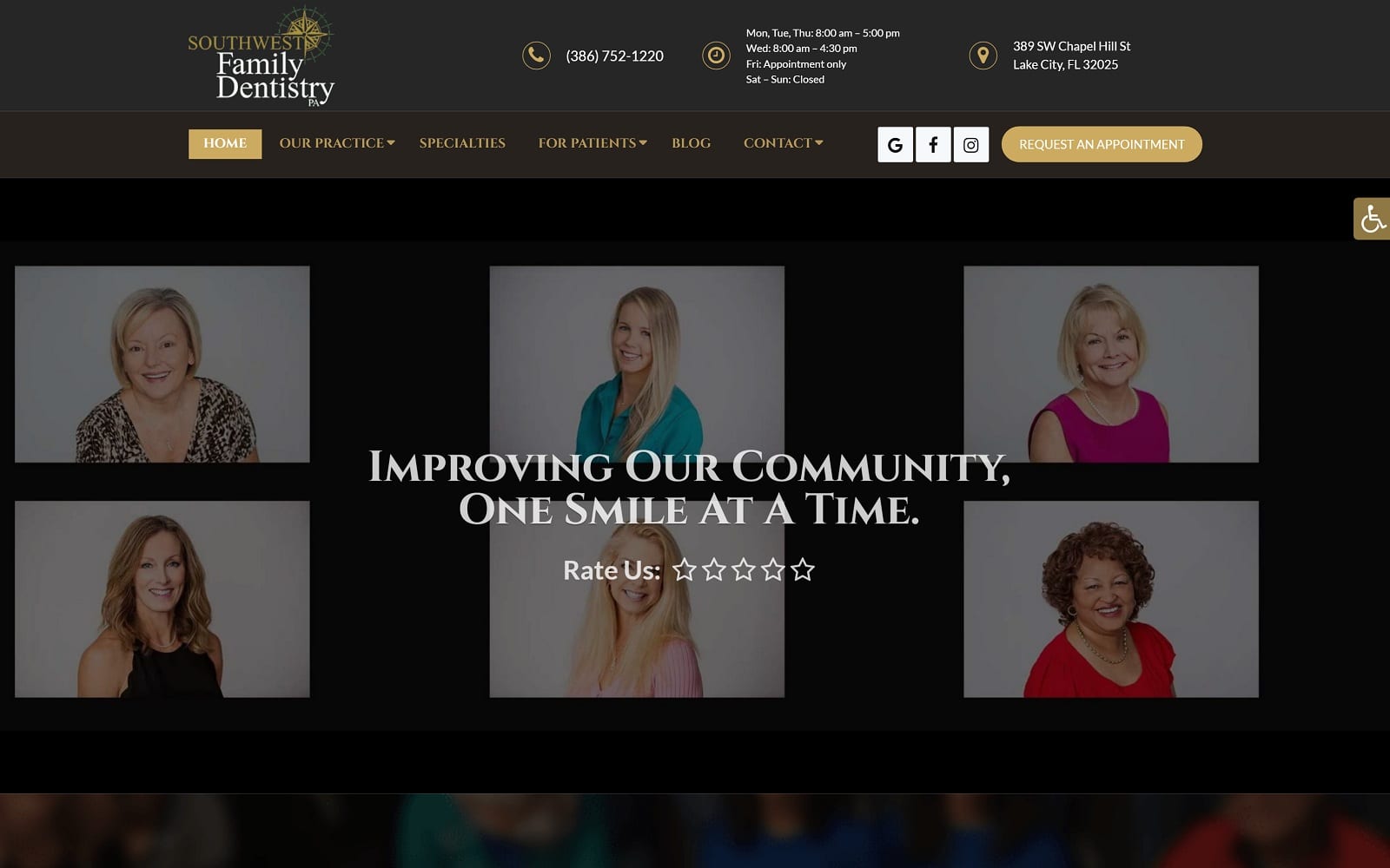 Swfamilydentistry.com Screenshot