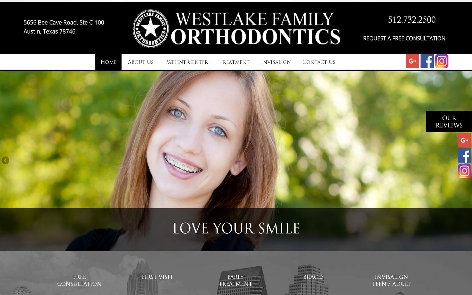 Westlakefamilyortho.com Screenshot