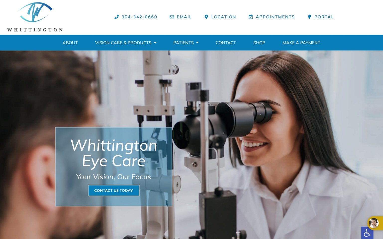 whittingtoneyecare.com screenshot1