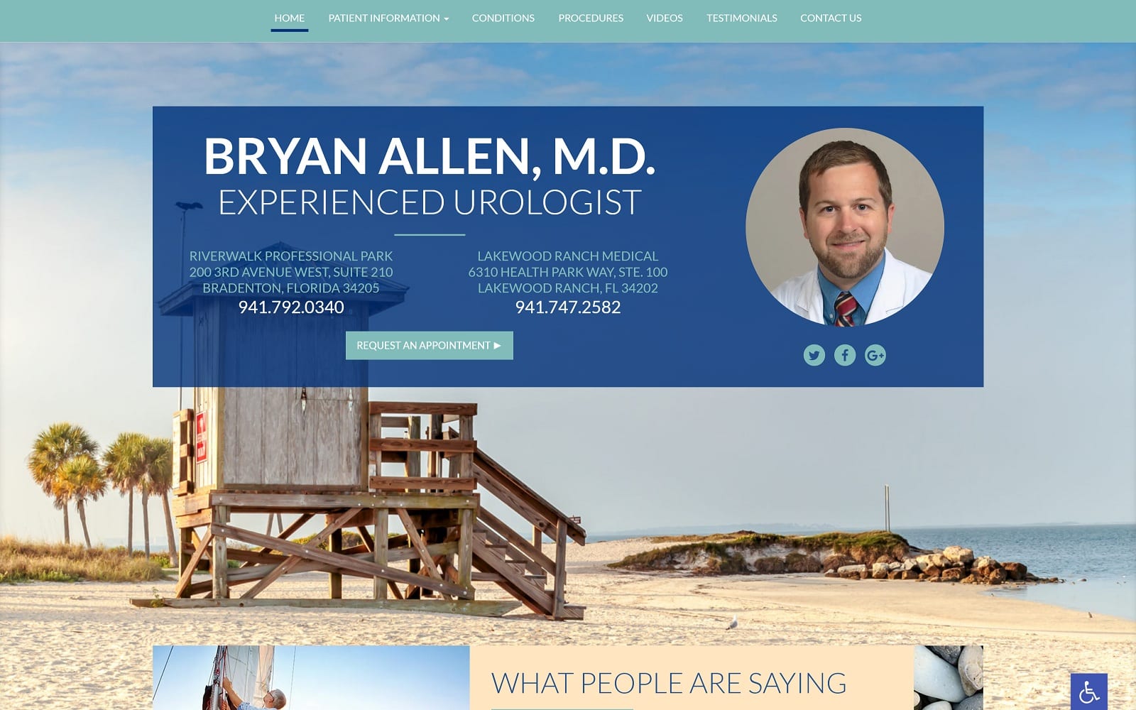 Bryanallenmd.com Screenshot