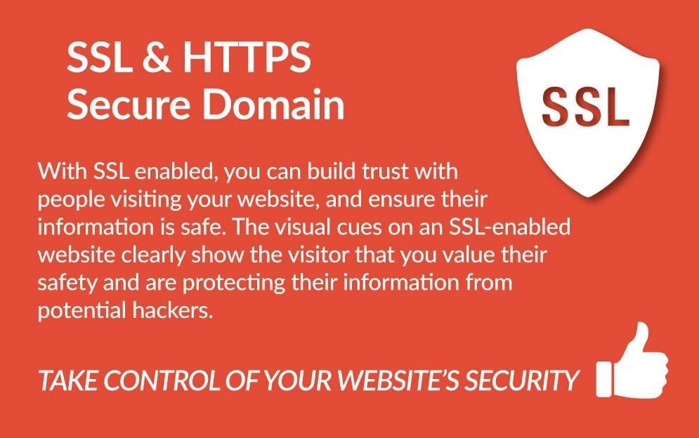 Infographics Showing The Features Of A Website With Ssl Certificate