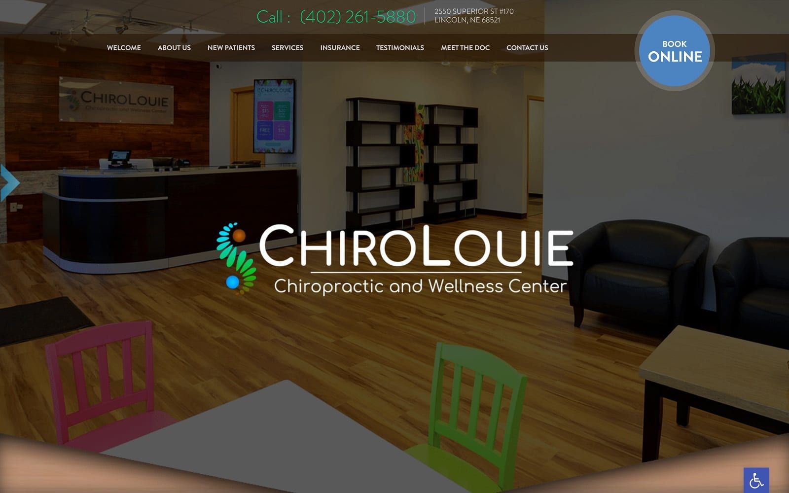 Chirolouie.com Screenshot