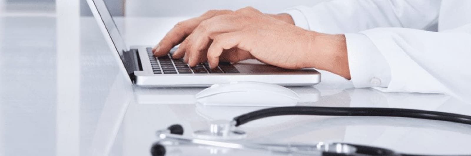 Doctor At Keyboard Blogging