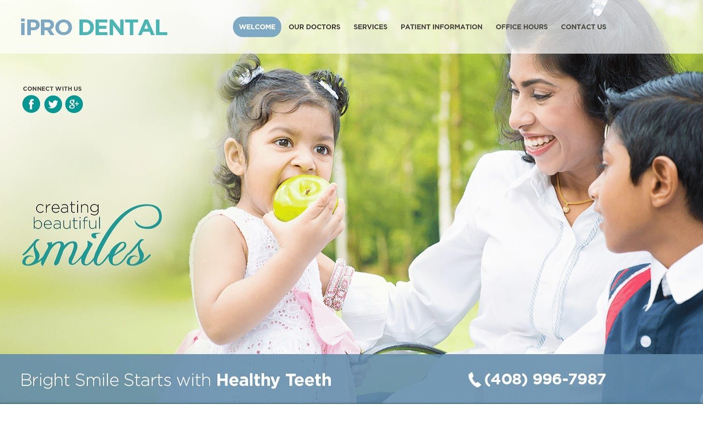 Ipro Dental Website Screenshot1