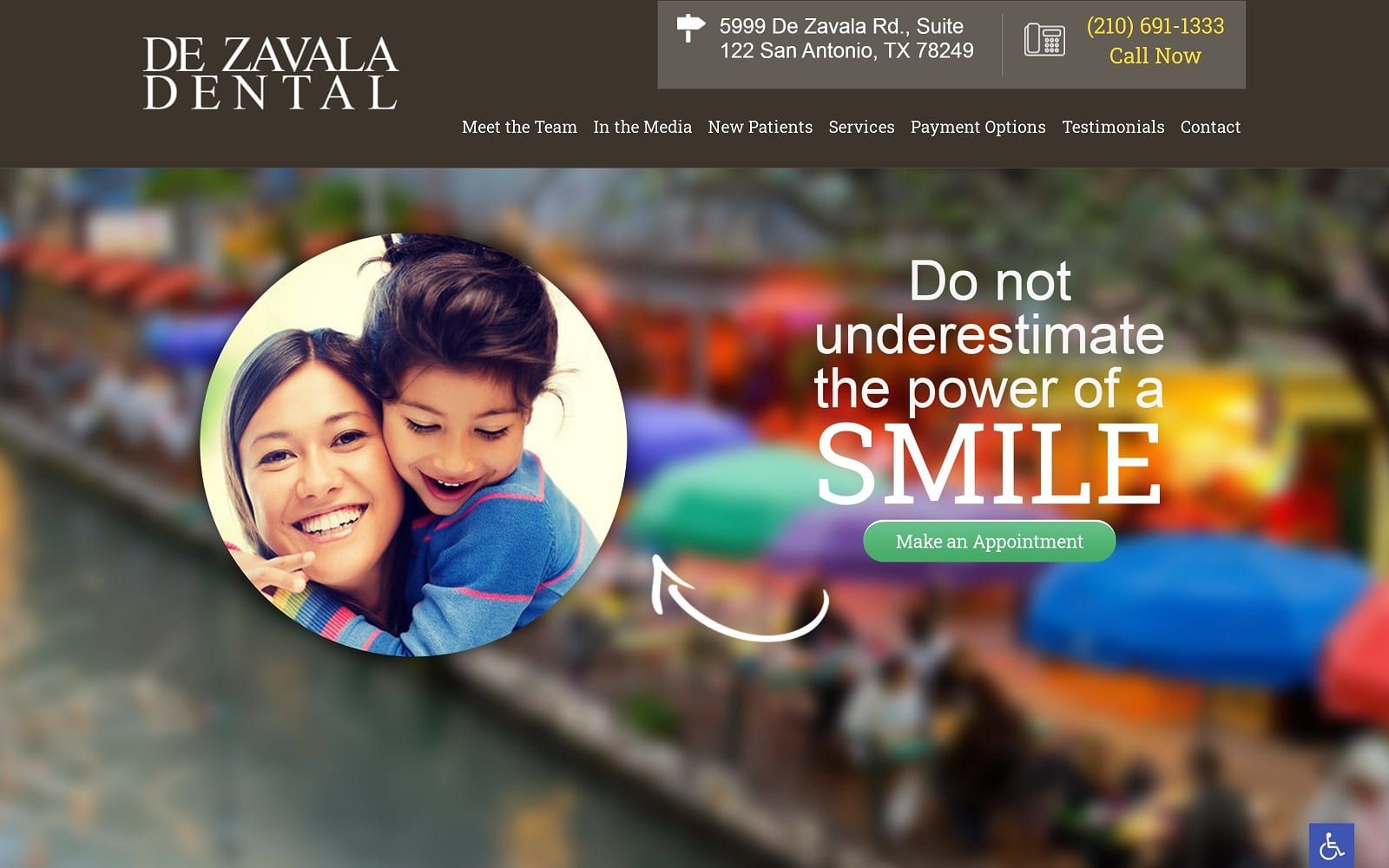 Dezavala Dental.com Screenshot