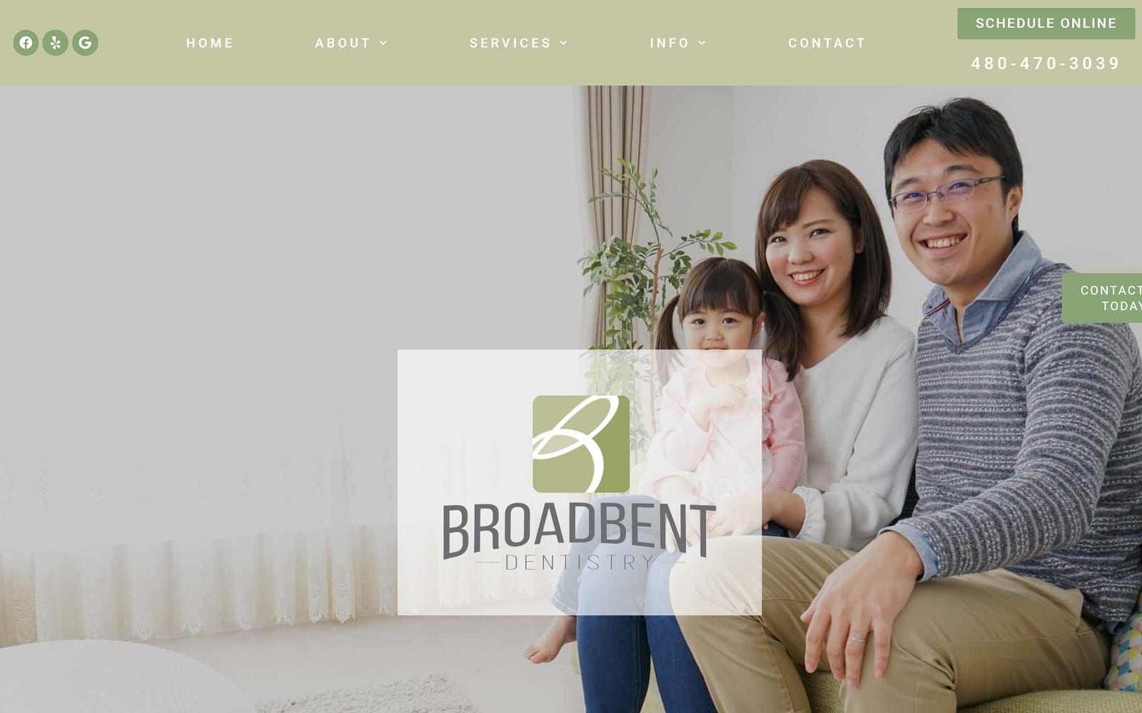 Broadbentdentistry.com Screenshot