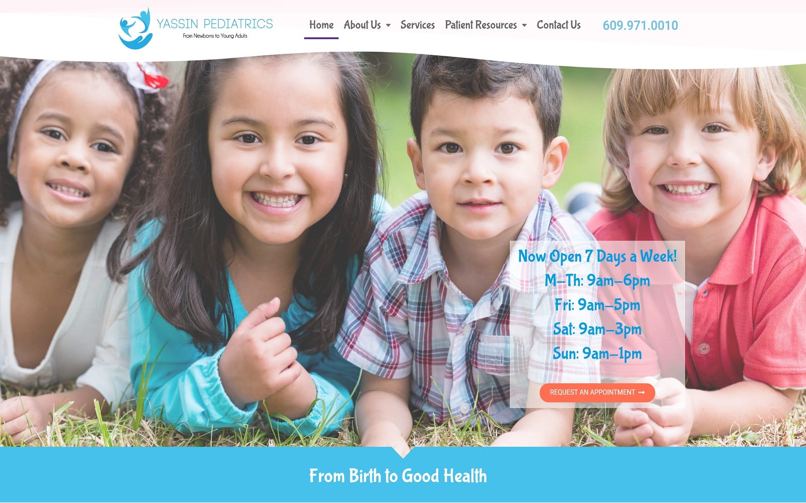 Yassinpediatrics.com Screenshot