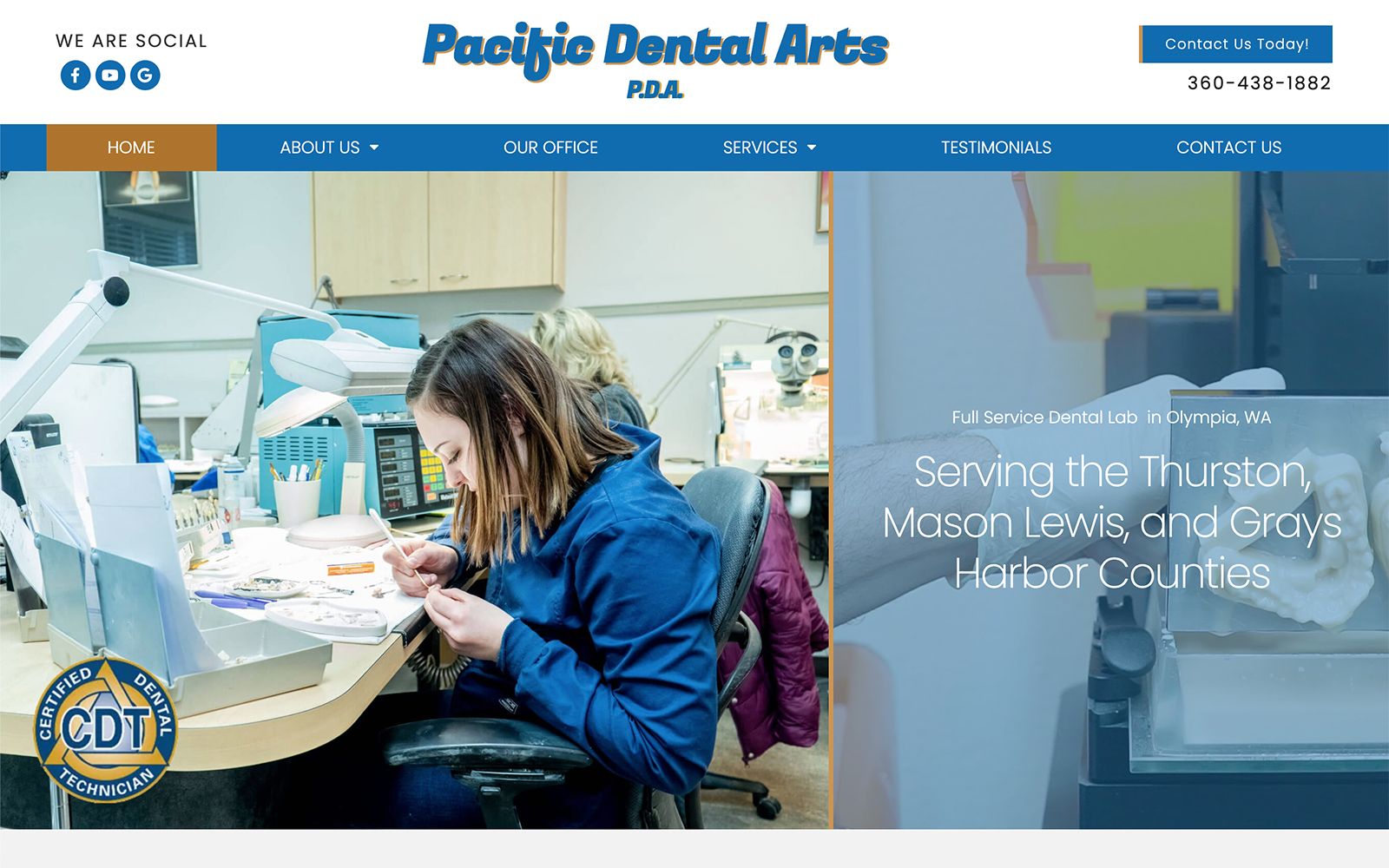 Pacific Dental Arts Screenshot