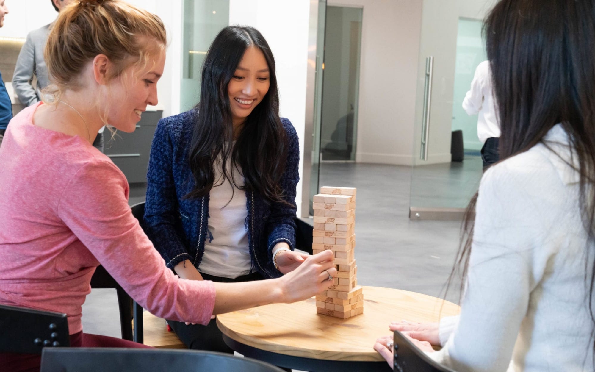 Chandra T. and Chiristina G. Playing a concentration game