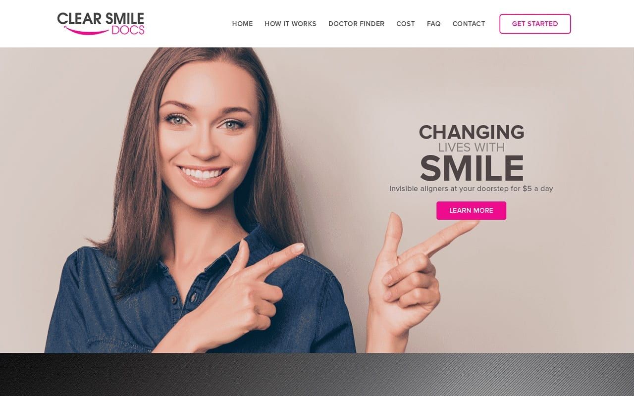 Clear Smiles Dental Webstie Screenshot1