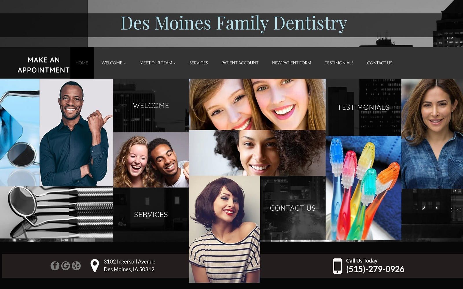Dsmfamilydentistry.com Screenshot