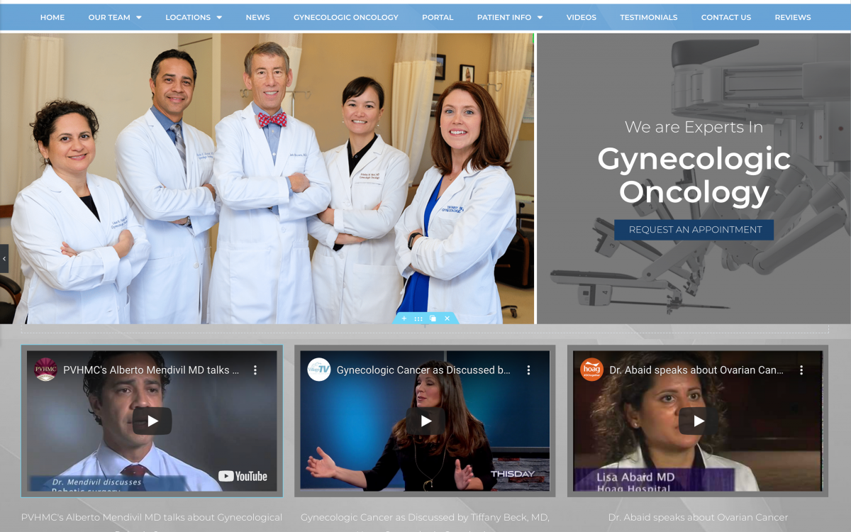 Gynecologic Oncology Associates Website Designed By O360™