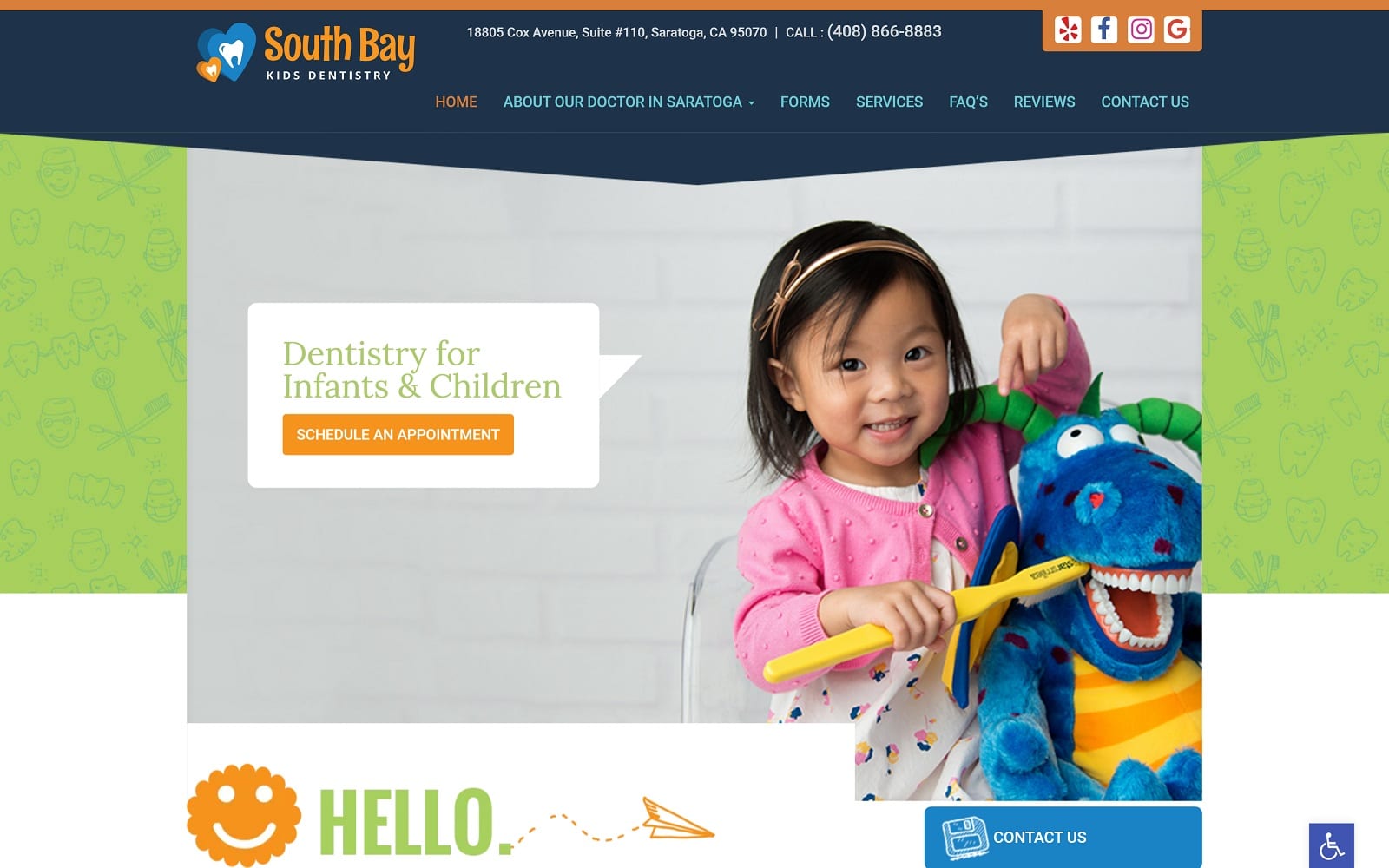 Southbaykidsdentistry.com Screenshot