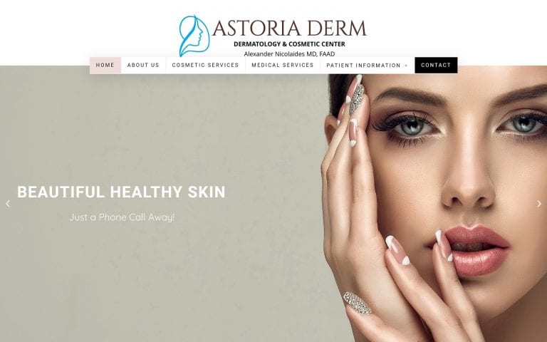 Astoriaderm.com Screenshot