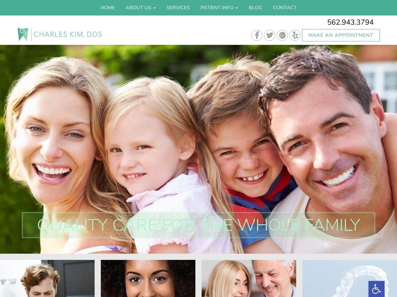 La Mirada Cosmetic Dentistry Website Screenshot From Url Ckdentalcare.com