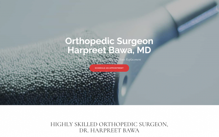 Orthopedic Surgeon Dr Bawa