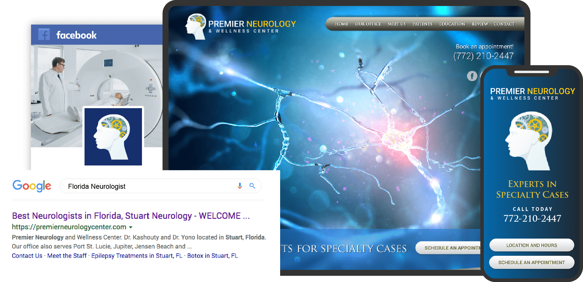 Custom Neurology Website Custom Featured Image