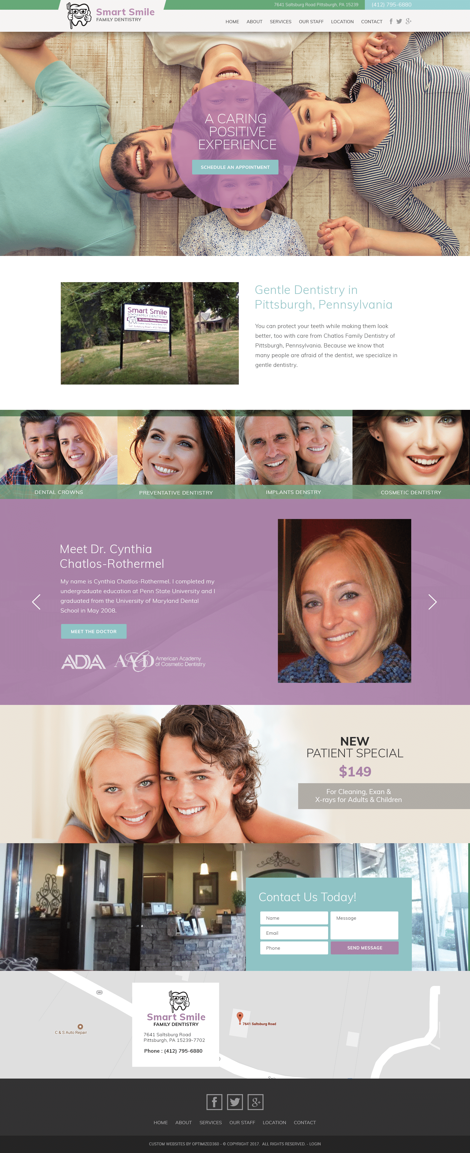 Cynthia Dentistry Website