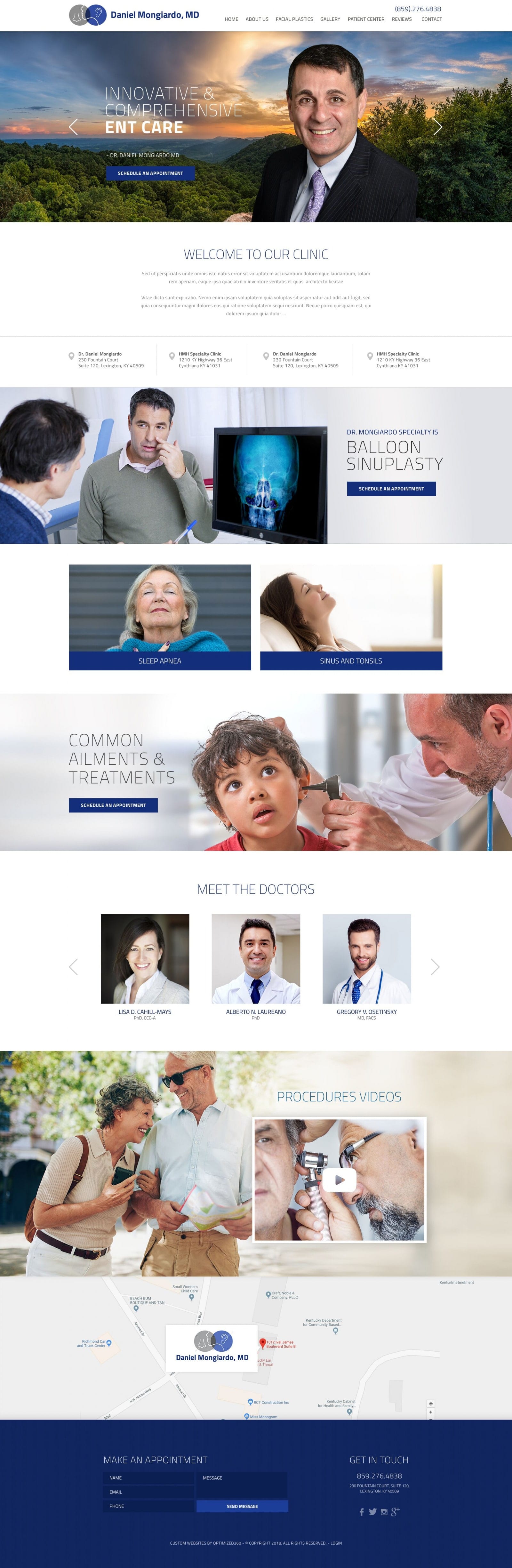 Danial Mongiardo Md Ent Specialty Website