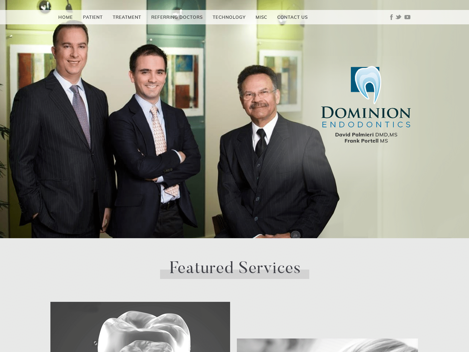 Dominion Endodontics Website 1600X1200