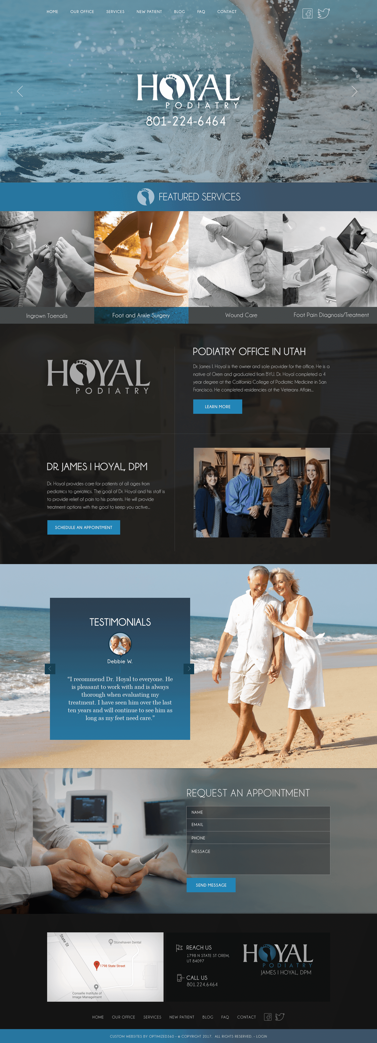 Hoyal Podiatry Website