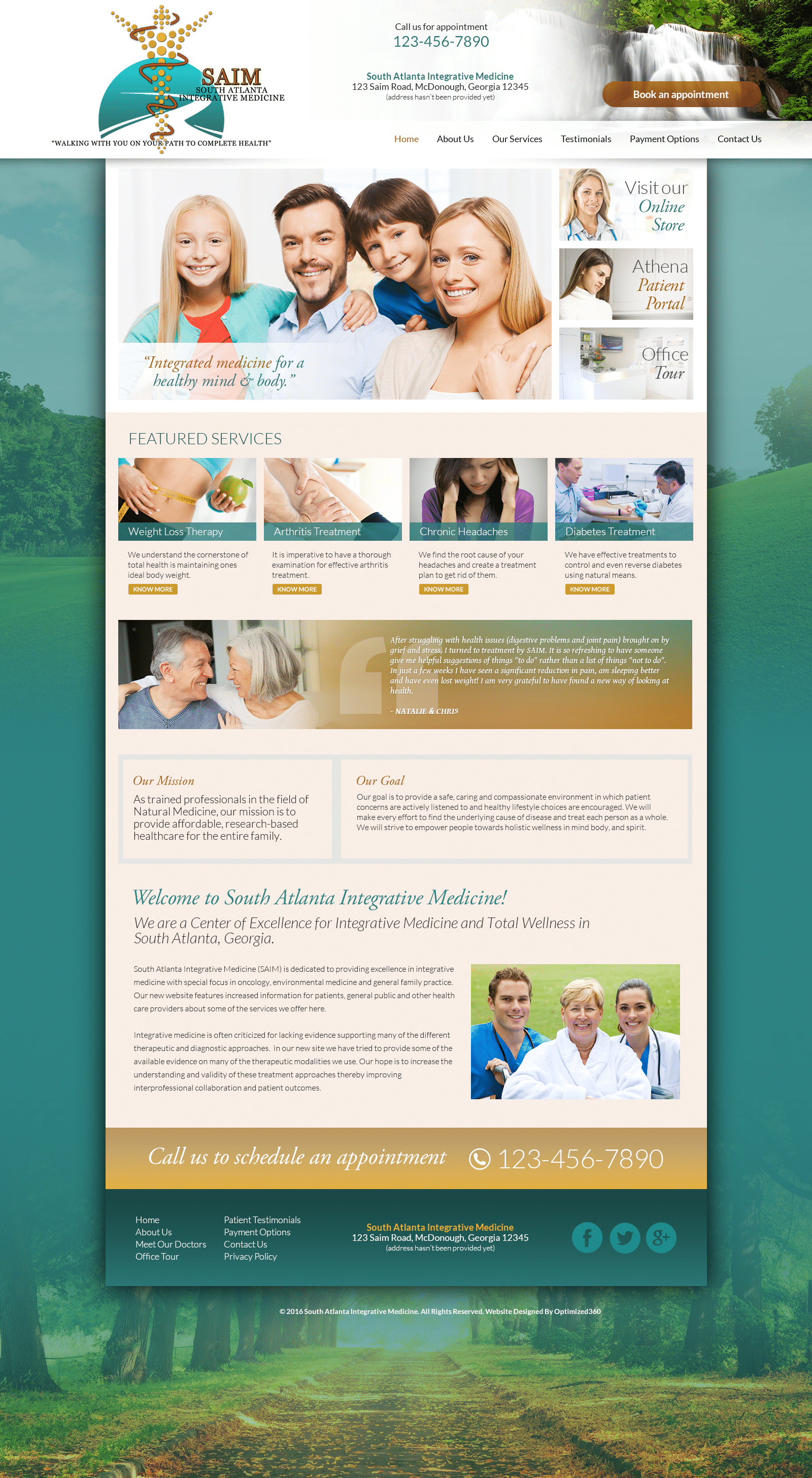 Integrative Medicine Website