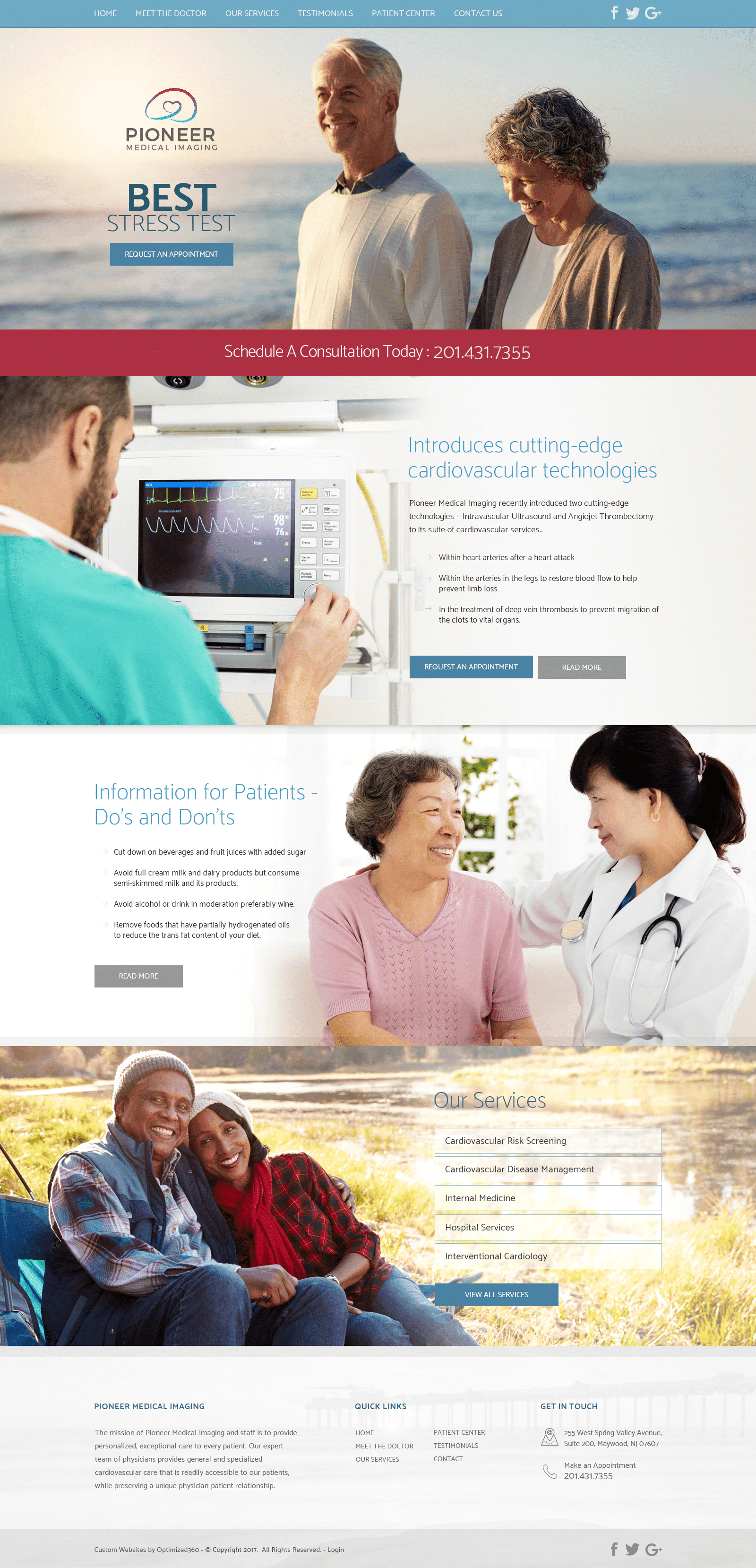 Pioneer Medical Imaging Website