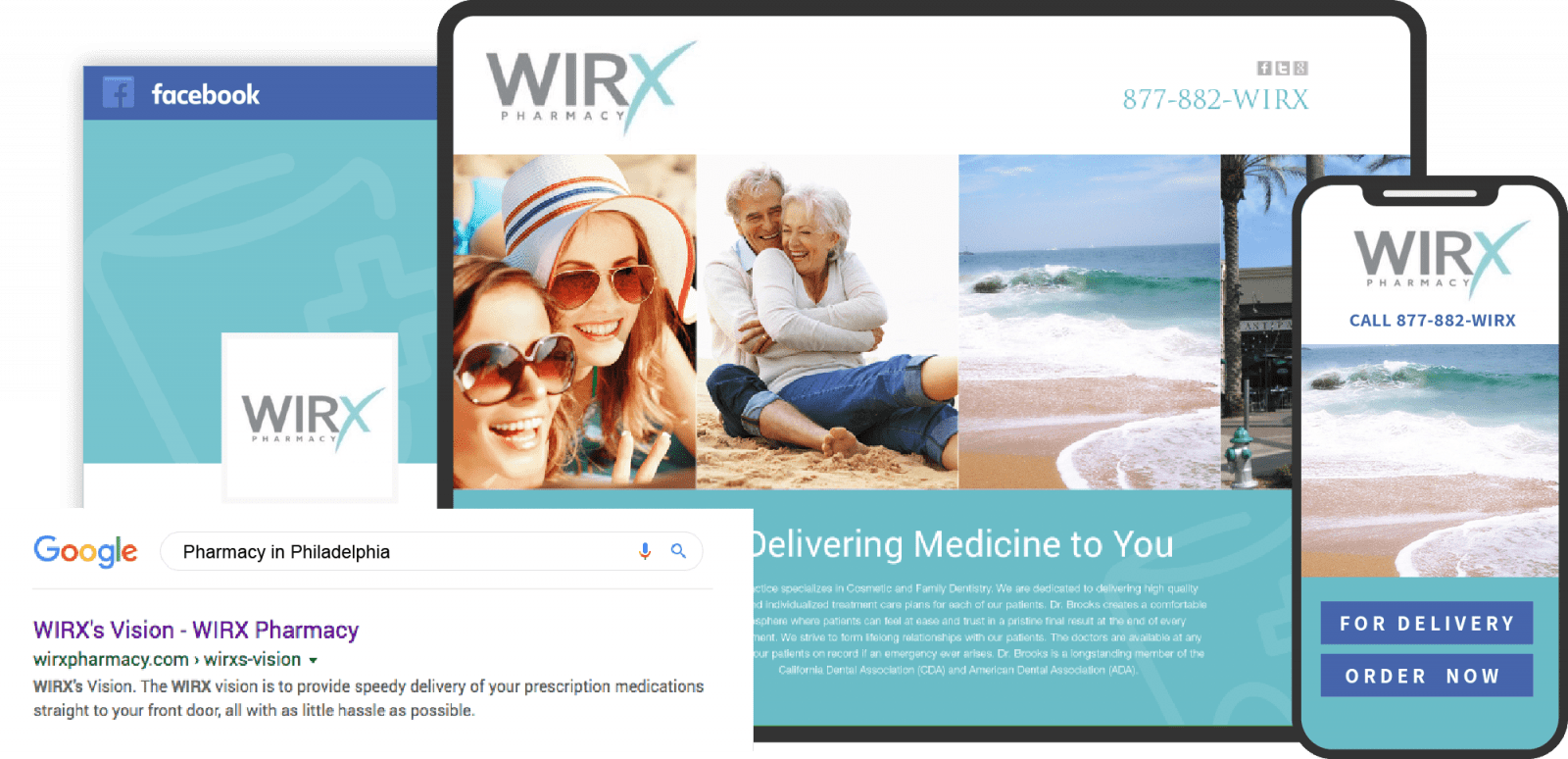 WIRX Pharmacy Website on Multiple Devices Custom Featured Image