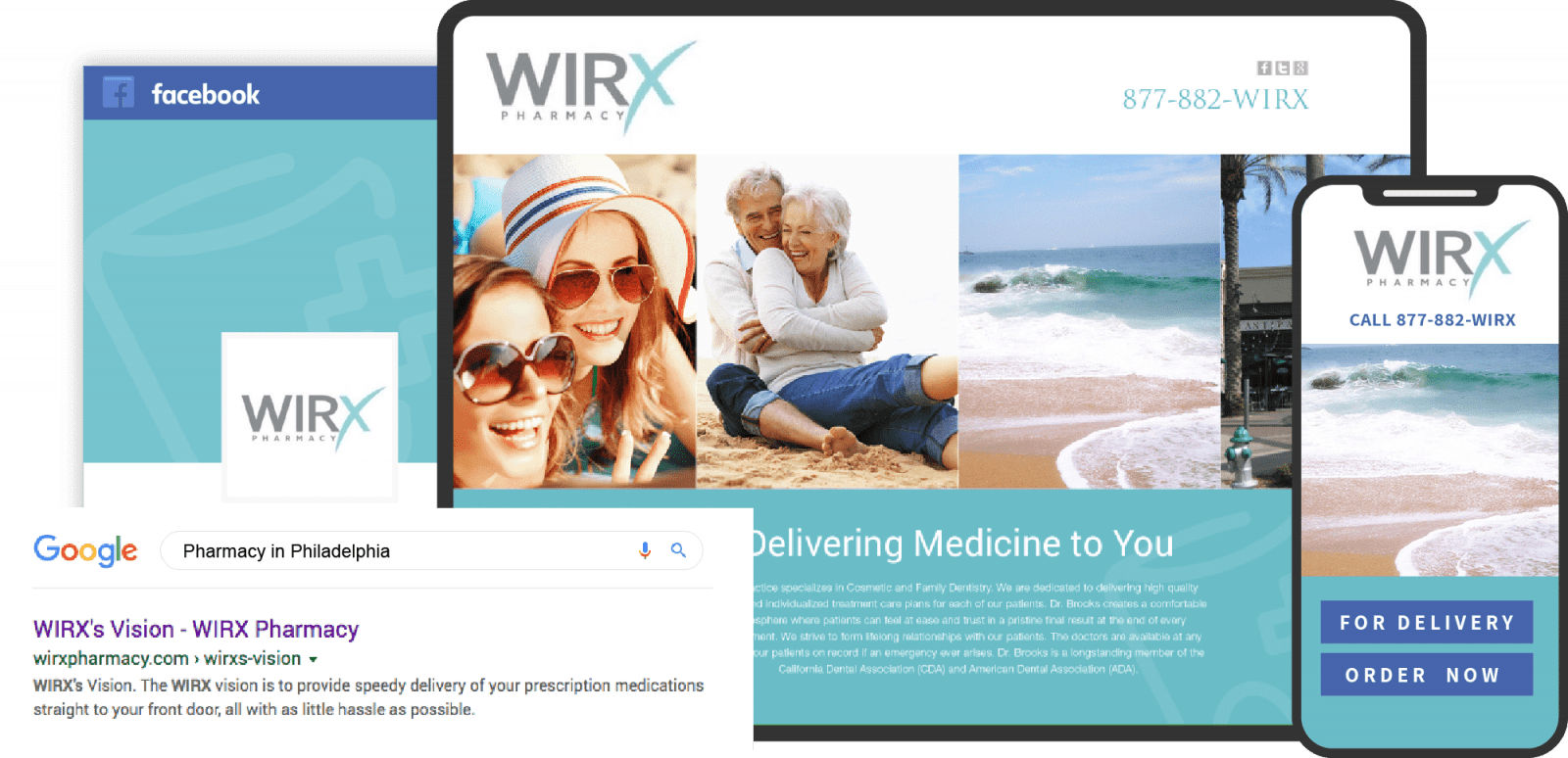 WIRX Pharmacy Website on Multiple Devices Custom Featured Image