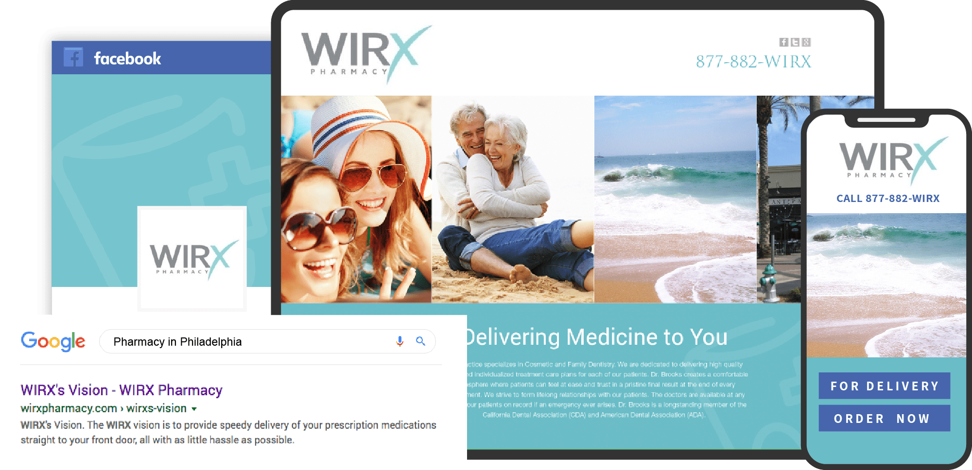 WIRX Pharmacy Website on Multiple Devices Custom Featured Image