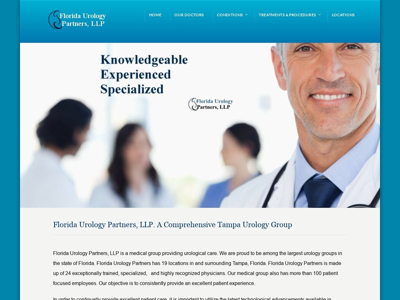 Floridaurologypartners.com Screenshot