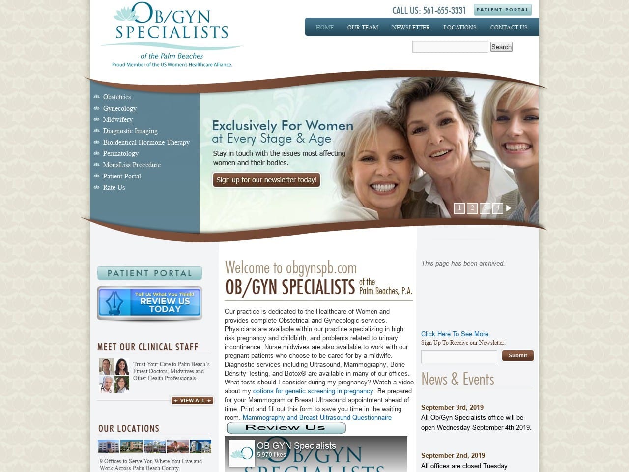 Obgynspb.com Screenshot