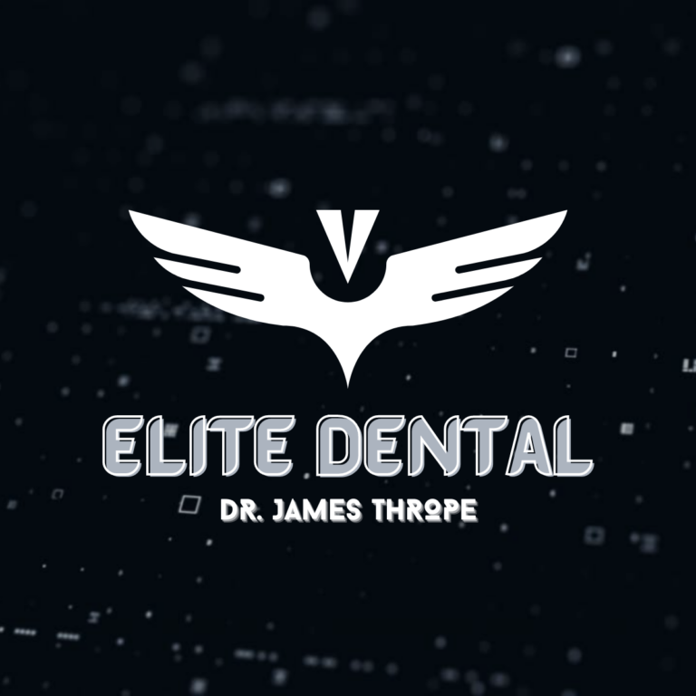 Dark Futuristic Logo Elite Dental
