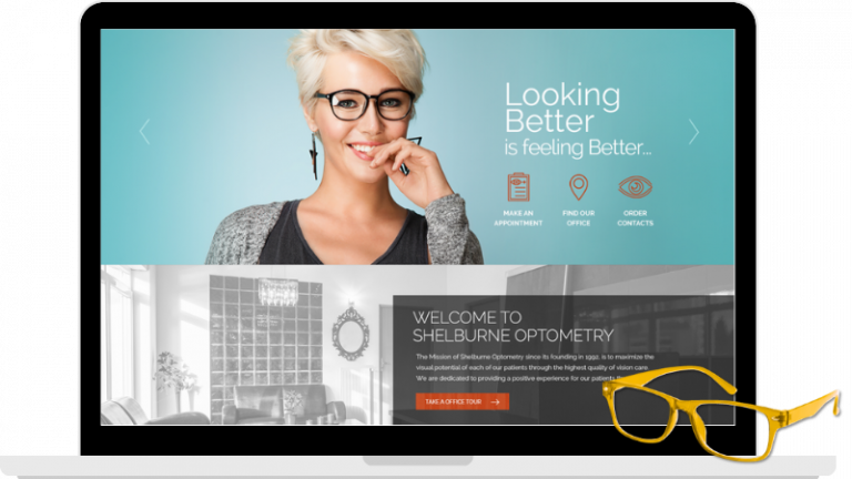 optometry website design