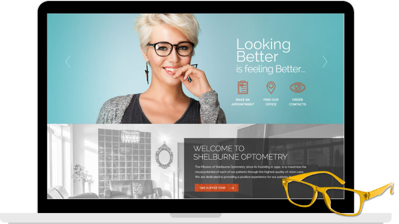 optometry website design
