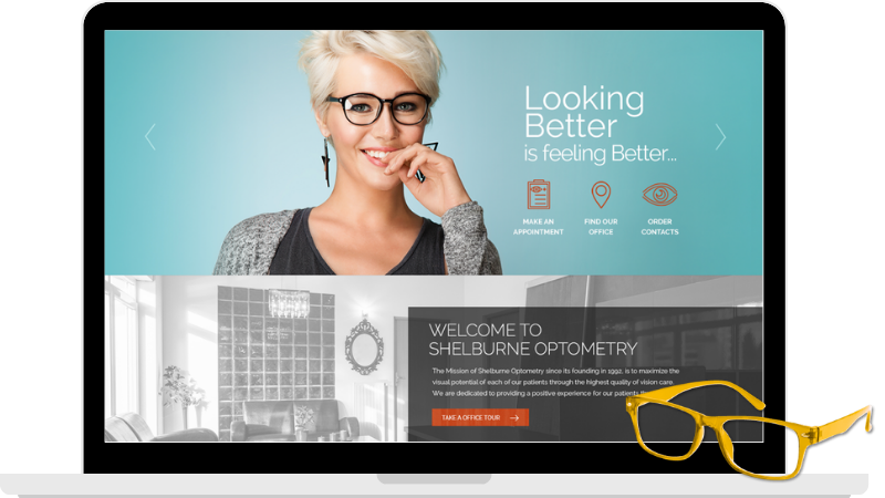 optometry website design