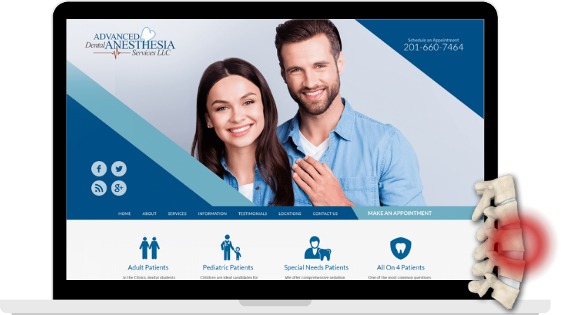 dentistry website design